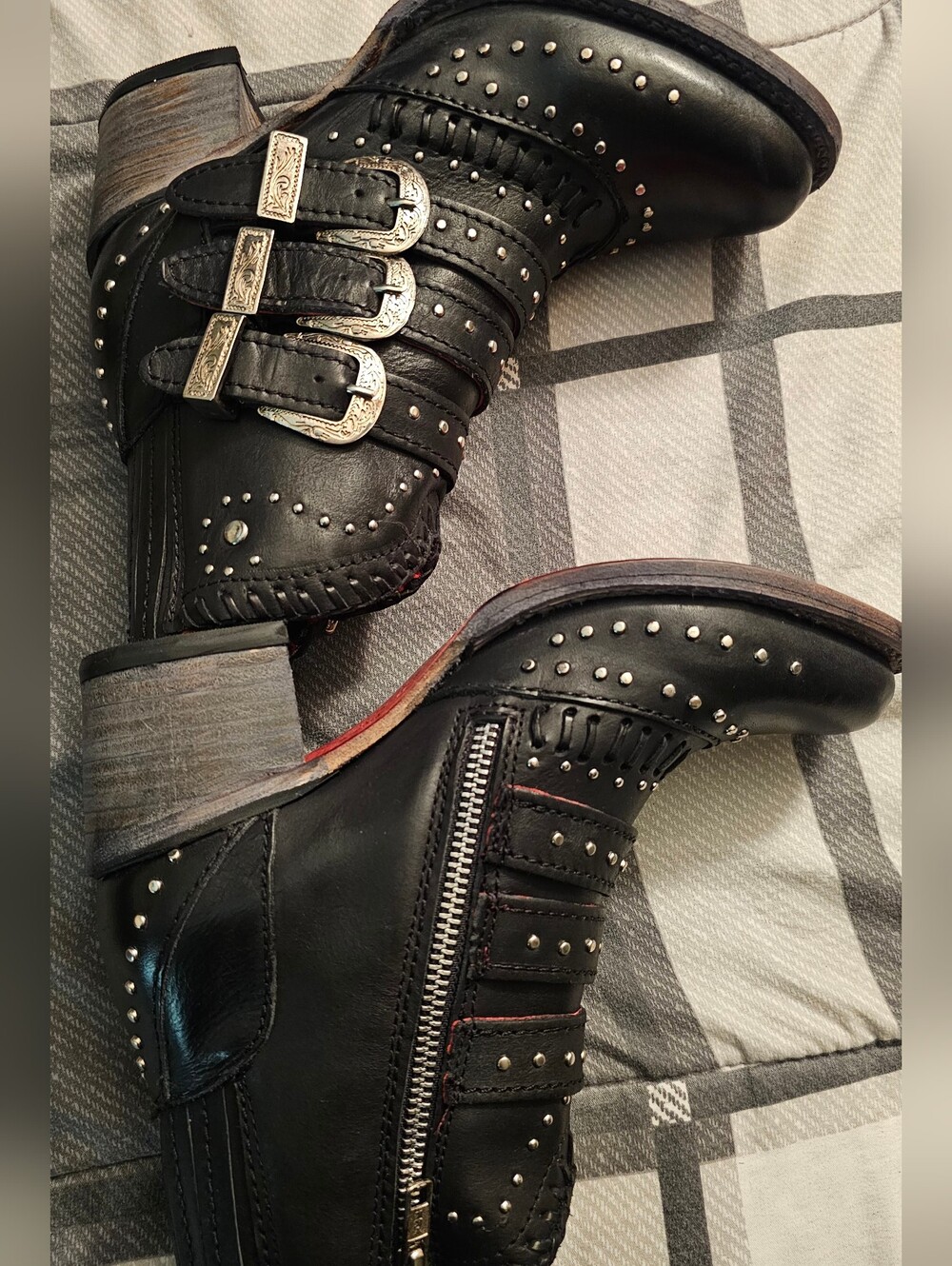 Freebird Savanna Black Boots Size 6 - Picture 4 of 7